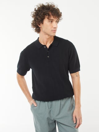 Polo de manga corta de punto