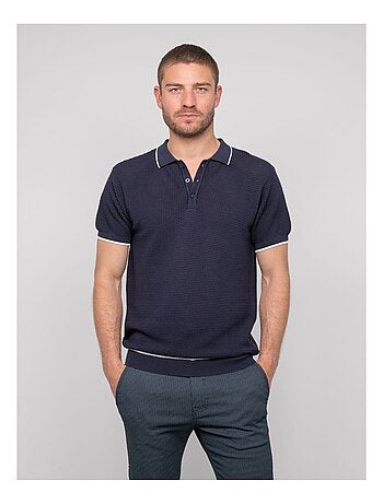 Polo de manga corta de puro algodón ALFA