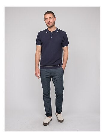 Polo de manga corta de puro algodón ALFA