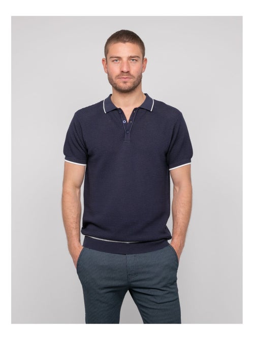 Polo de manga corta de puro algodón ALFA - Kiabi