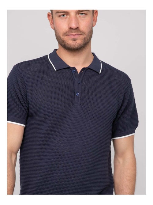 Polo de manga corta de puro algodón ALFA - Kiabi