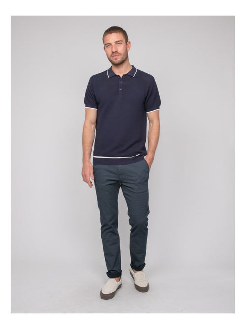Polo de manga corta de puro algodón ALFA - Kiabi