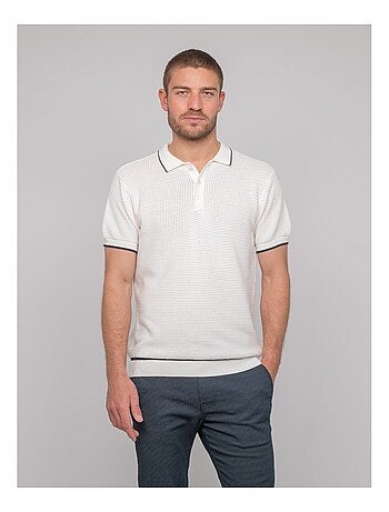 Polo de manga corta de puro algodón ALFA