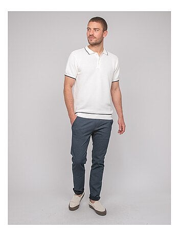 Polo de manga corta de puro algodón ALFA