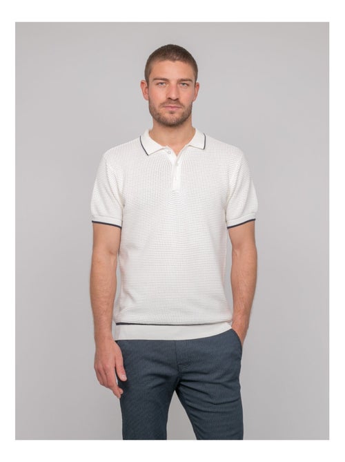 Polo de manga corta de puro algodón ALFA - Kiabi