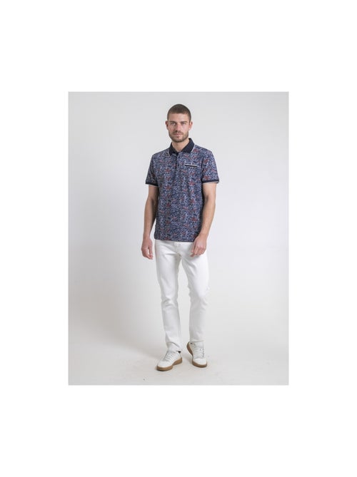 Polo de manga corta de puro algodón con motivos PARUBOL - Kiabi