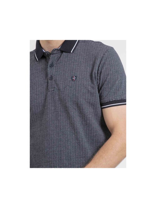 Polo de manga corta de puro algodón con motivos PIGUMAX - Kiabi