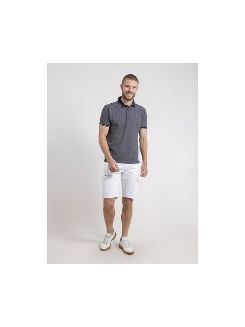 Polo de manga corta de puro algodón con motivos PIGUMAX - Kiabi