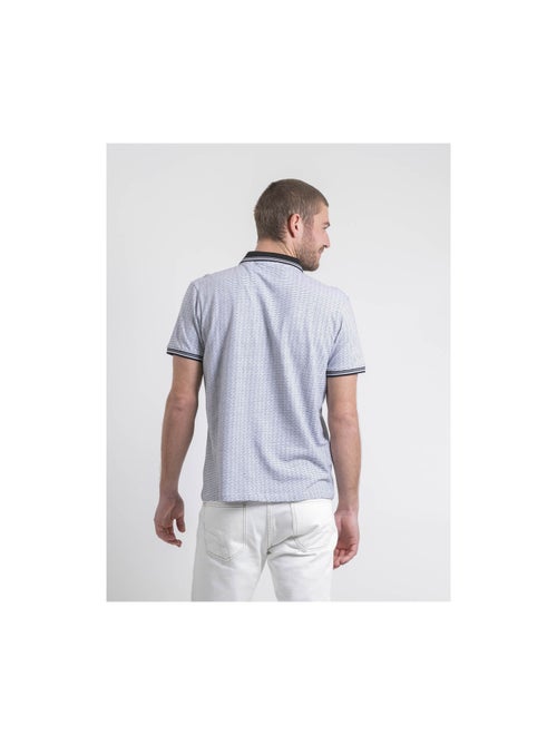 Polo de manga corta de puro algodón con motivos PIROULIO - Kiabi
