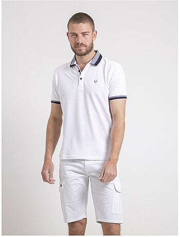 Polo de manga corta de puro algodón PEPANOLO