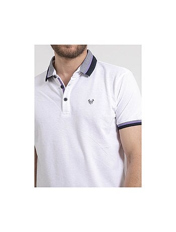 Polo de manga corta de puro algodón PEPANOLO