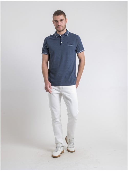 Polo de manga corta de puro algodón PIGUSTAVE - Kiabi