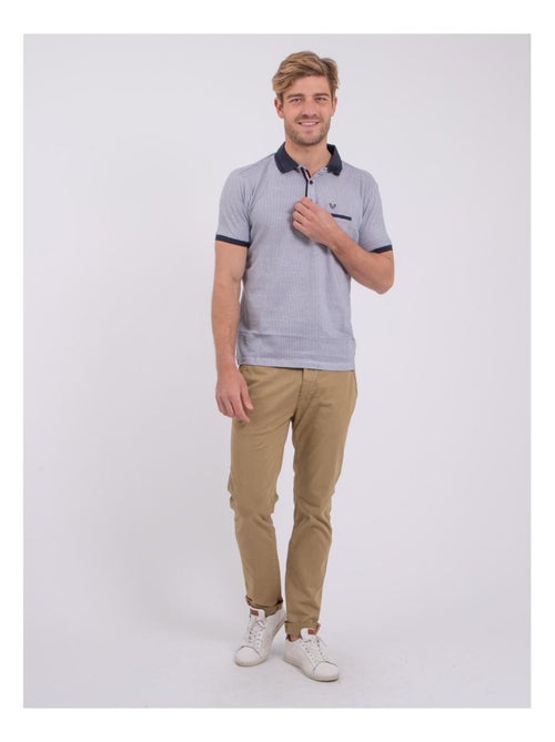 Polo de manga corta de puro algodón PIVOLKAN - Kiabi