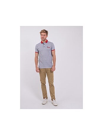 Polo de manga corta de puro algodón PIVOLKAN