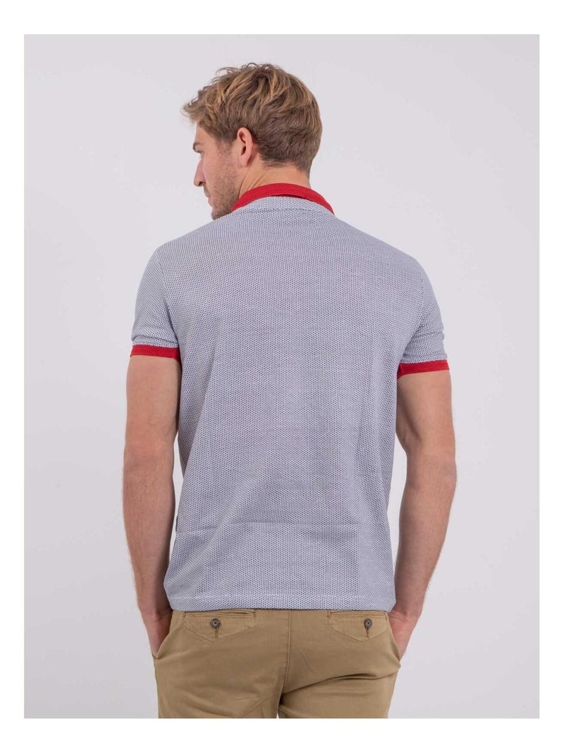 Polo de manga corta de puro algodón PIVOLKAN Rojo - Kiabi