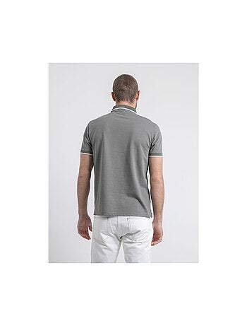 Polo de manga corta de puro algodón POULENI