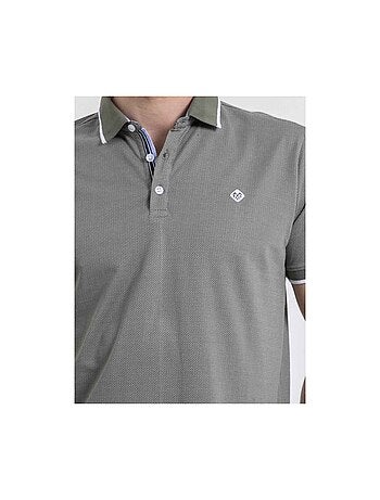 Polo de manga corta de puro algodón POULENI