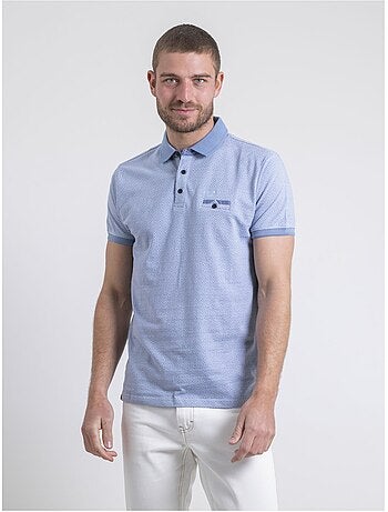 Polo de manga corta de puro algodón POULOUKA