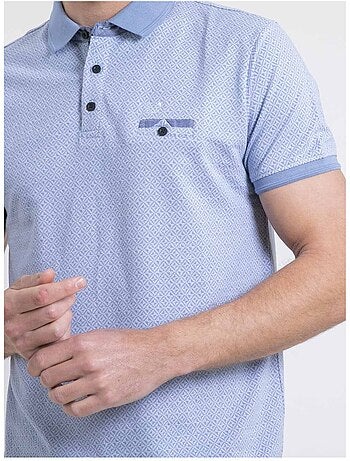 Polo de manga corta de puro algodón POULOUKA