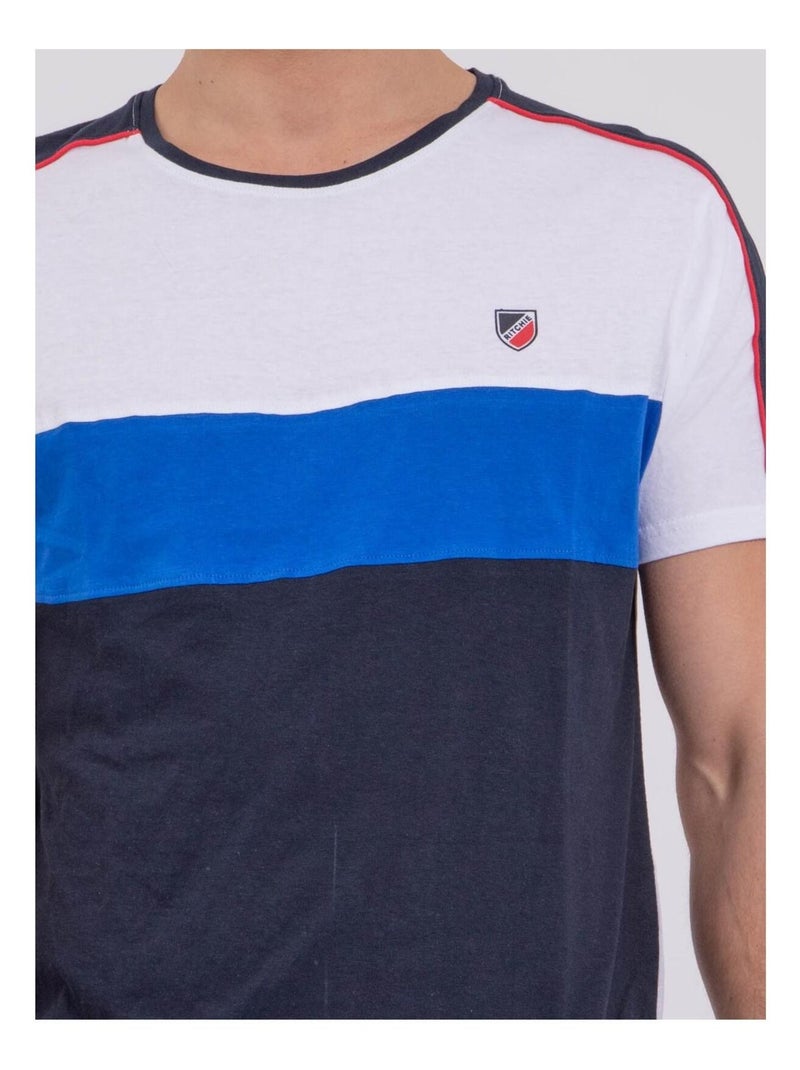Polo de manga corta de puro algodón PROSID Azul marino - Kiabi