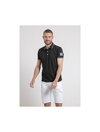 Polo de manga corta de puro algodón PWENN