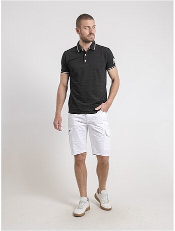 Polo de manga corta de puro algodón PWENN