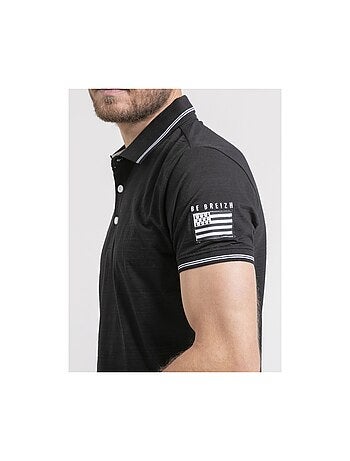 Polo de manga corta de puro algodón PWENN