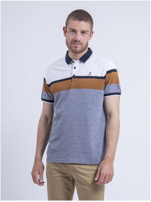 Polo de manga corta de rayas PABENOL - Kiabi Polo de manga corta de rayas PABENOL - Kiabi