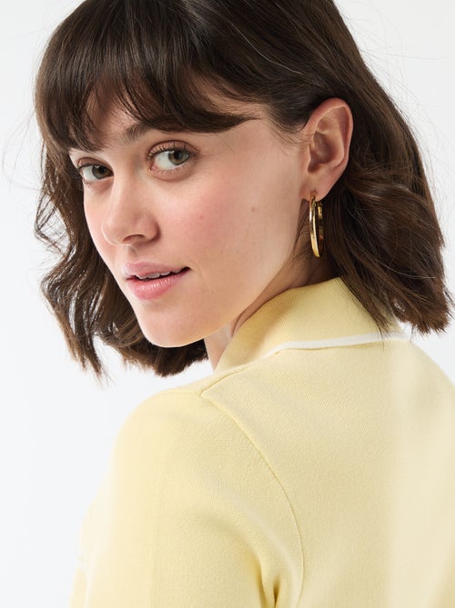 Polo de manga corta en piqué de algodón - Kiabi