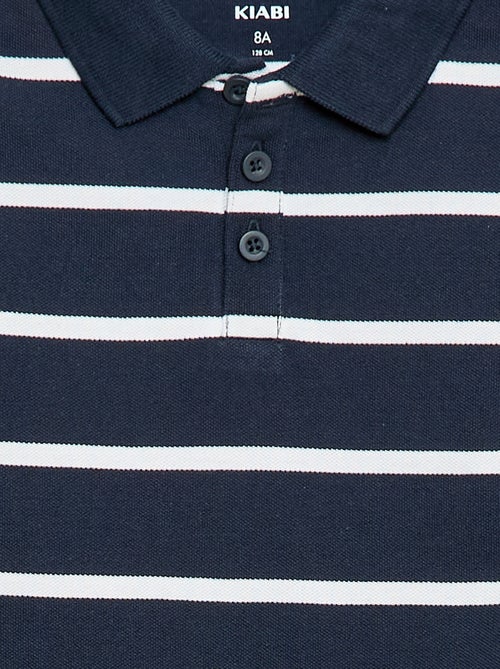 Polo de manga corta en piqué de algodón - Kiabi Polo de manga corta en piqué de algodón - Kiabi