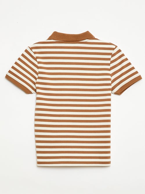 Polo de manga corta en piqué de algodón - Kiabi