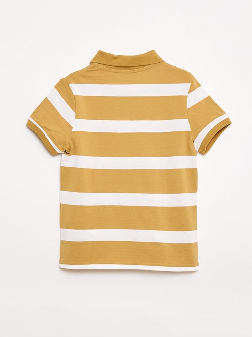 Polo de manga corta en piqué de algodón - Kiabi Polo de manga corta en piqué de algodón - Kiabi