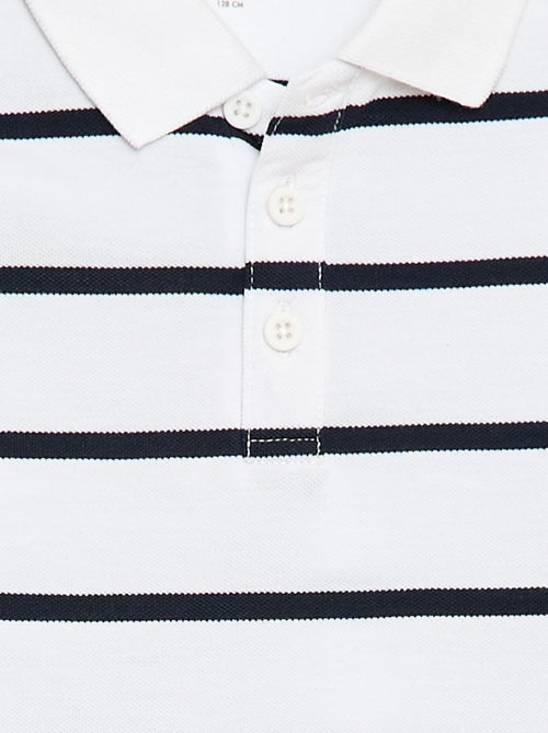 Polo de manga corta en piqué de algodón - Kiabi
