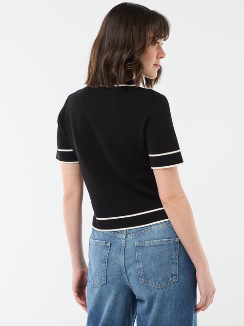 Polo de manga corta en piqué de algodón - Kiabi