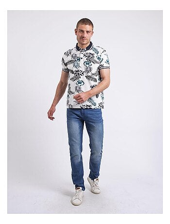 Polo de manga corta estampado PABANA