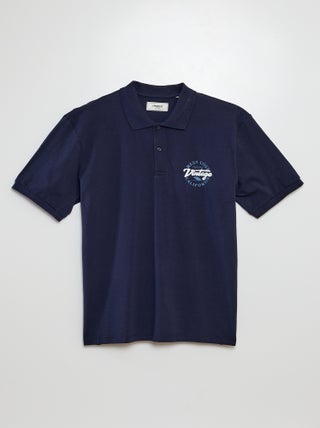 Polo de manga corta estampado 'Produkt'