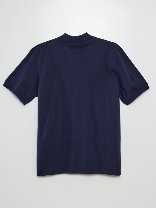 Polo de manga corta estampado 'Produkt' - Kiabi