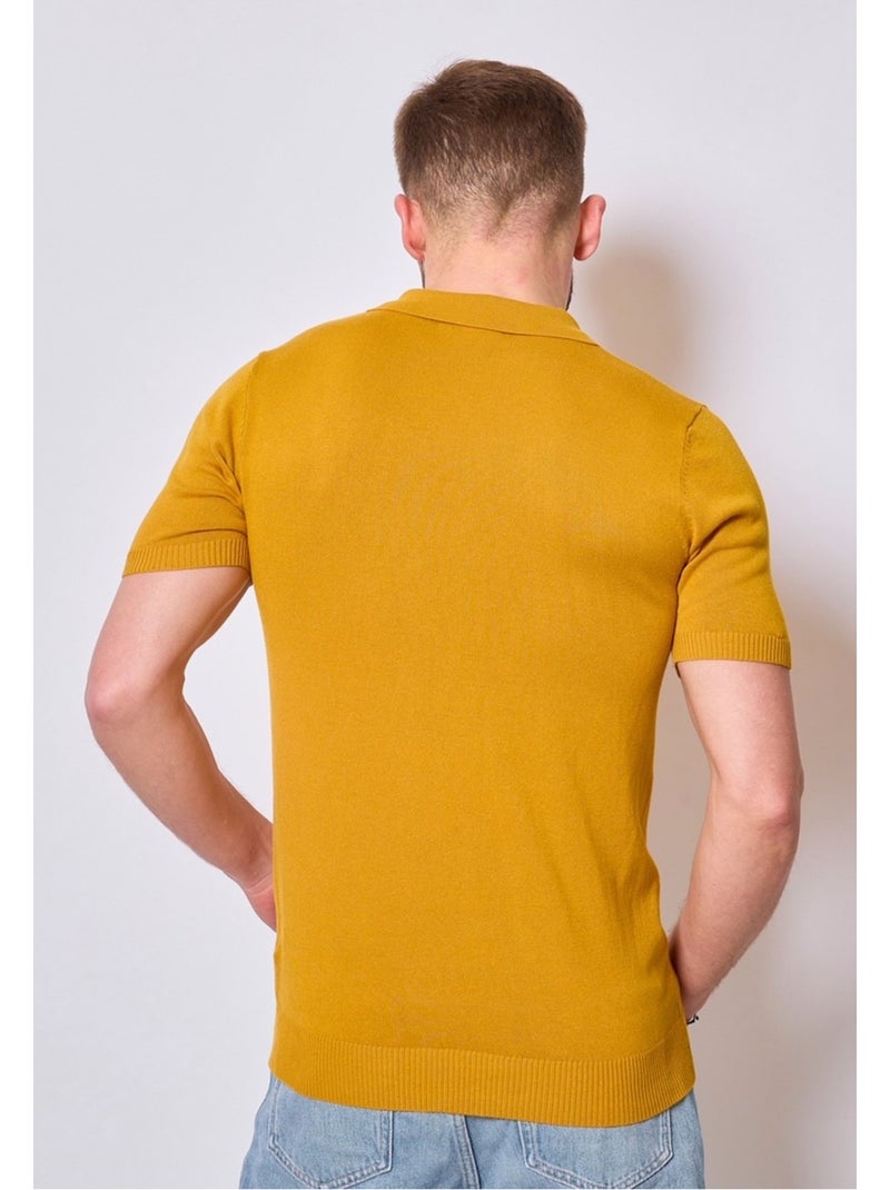 Polo de manga corta Kebello Amarillo - Kiabi