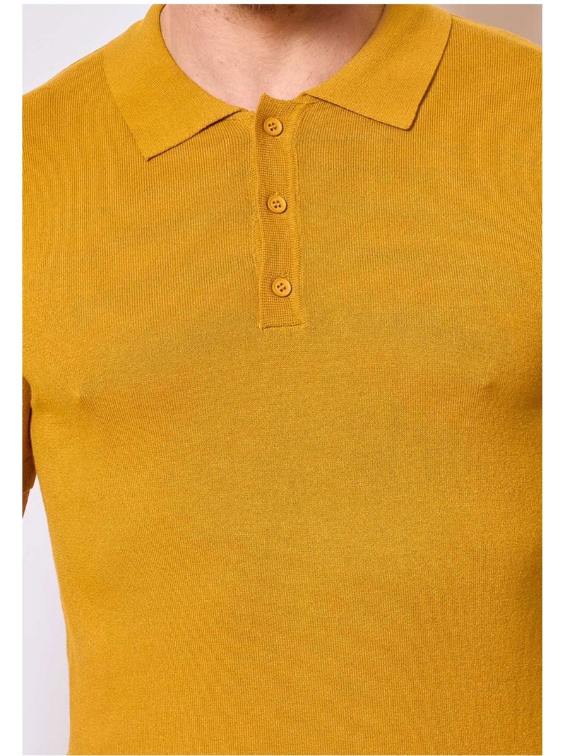 Polo de manga corta Kebello Amarillo - Kiabi