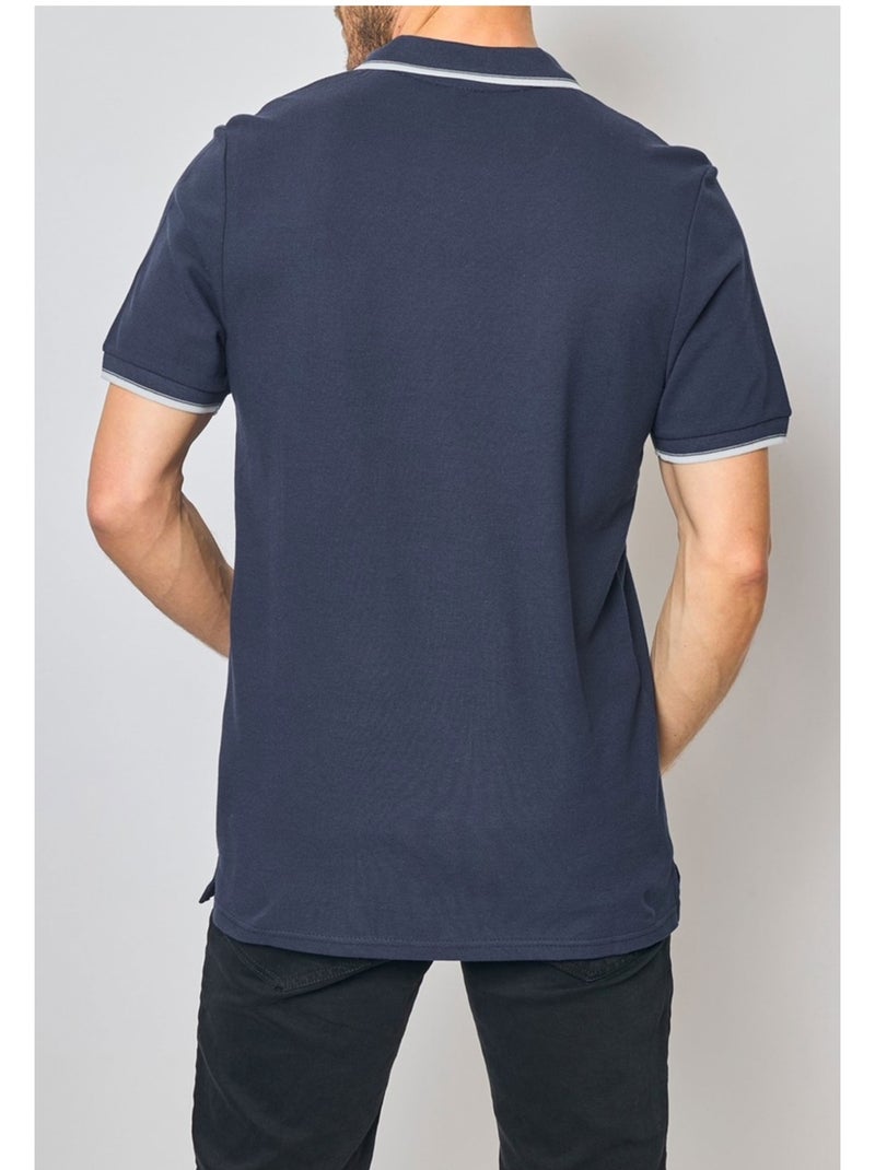 Polo de manga corta Kebello Azul marino - Kiabi