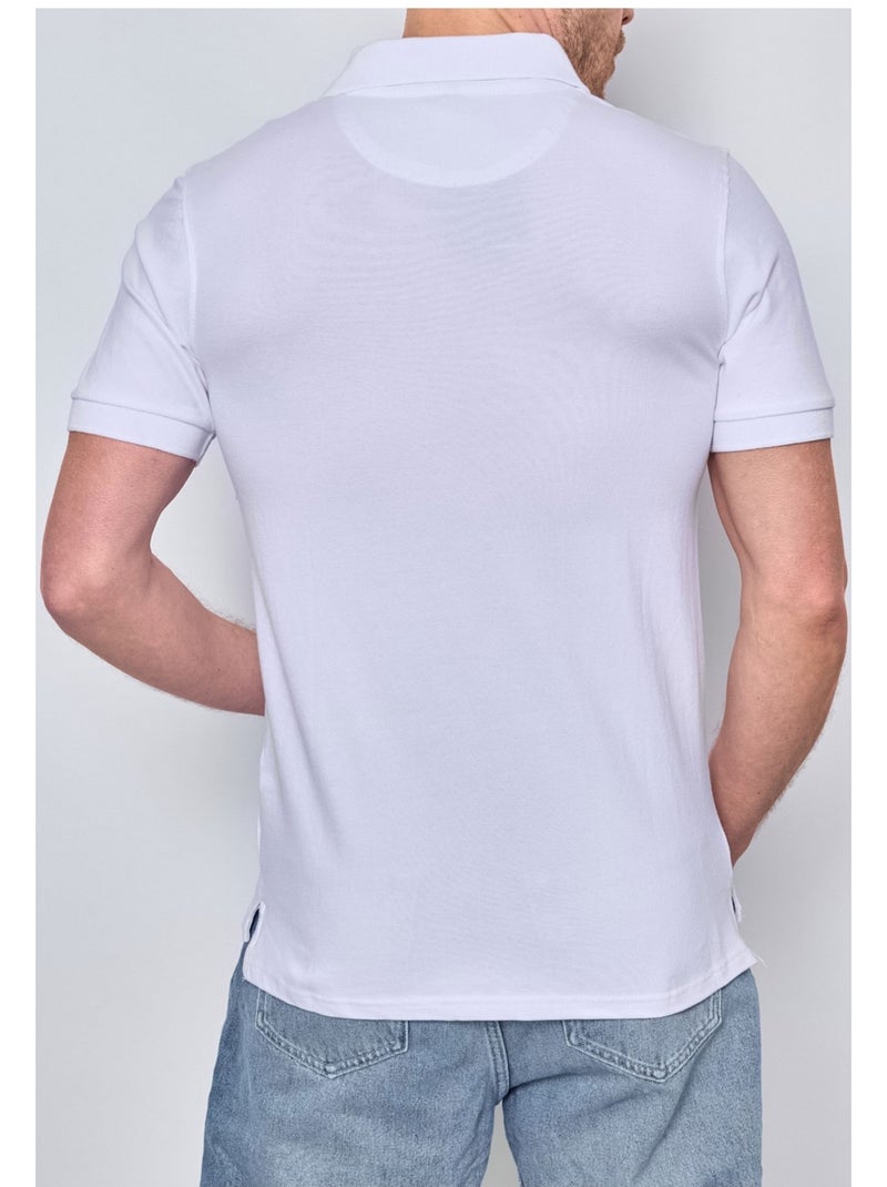 Polo de manga corta Kebello Blanco - Kiabi