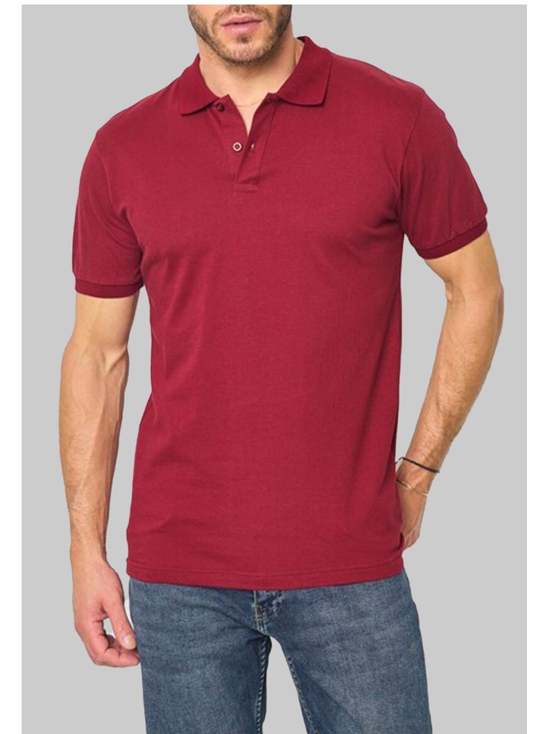 Polo de manga corta Kebello Burdeos - Kiabi