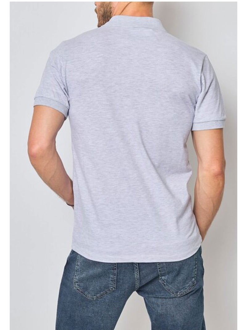 Polo de manga corta Kebello Gris - Kiabi