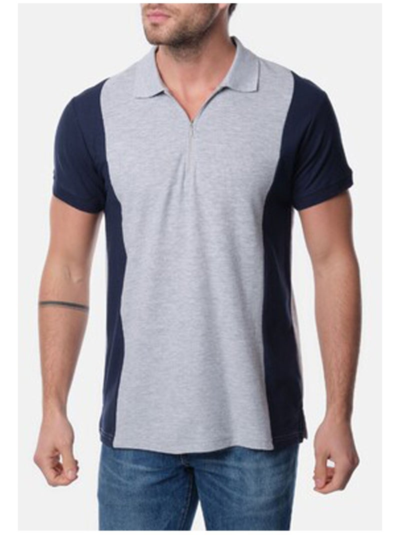Polo de manga corta Kebello Gris - Kiabi