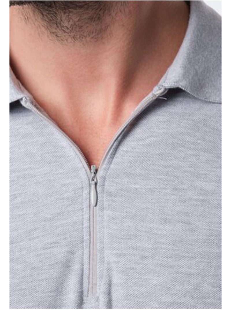 Polo de manga corta Kebello Gris - Kiabi
