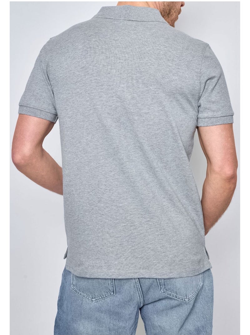 Polo de manga corta Kebello Gris - Kiabi