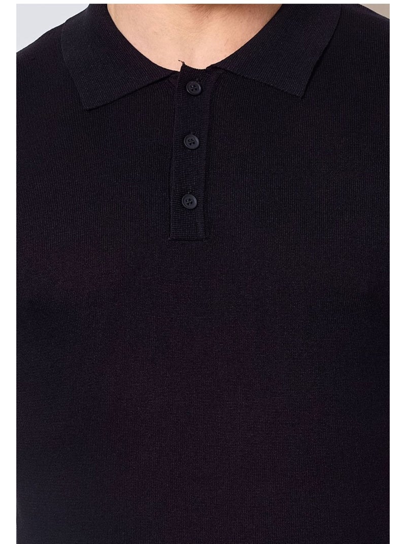Polo de manga corta Kebello Negro Negro - Kiabi