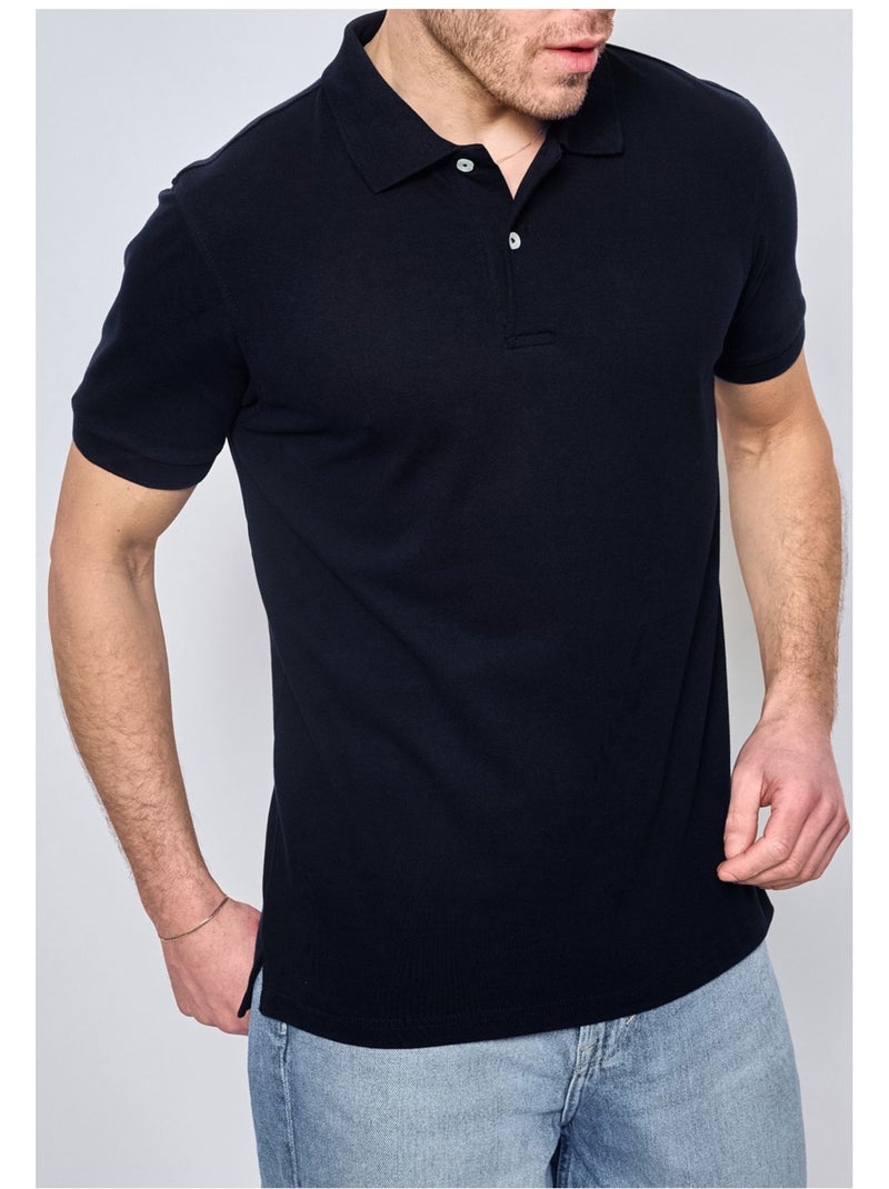 Polo de manga corta Kebello Negro Negro - Kiabi