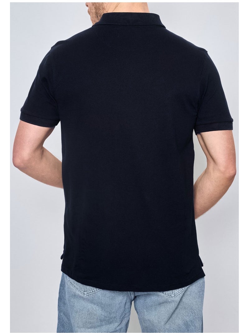 Polo de manga corta Kebello Negro Negro - Kiabi