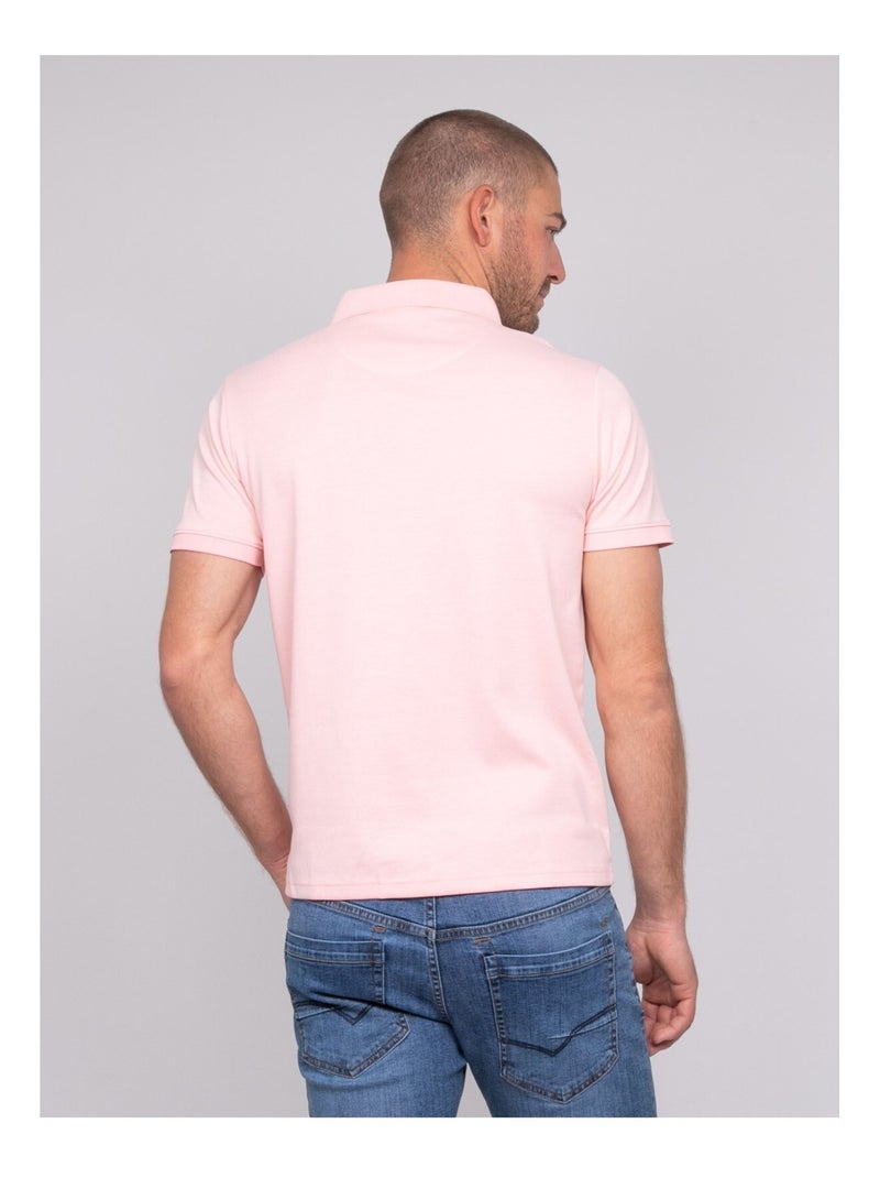 Polo de manga corta liso POLOKAI Rosa - Kiabi